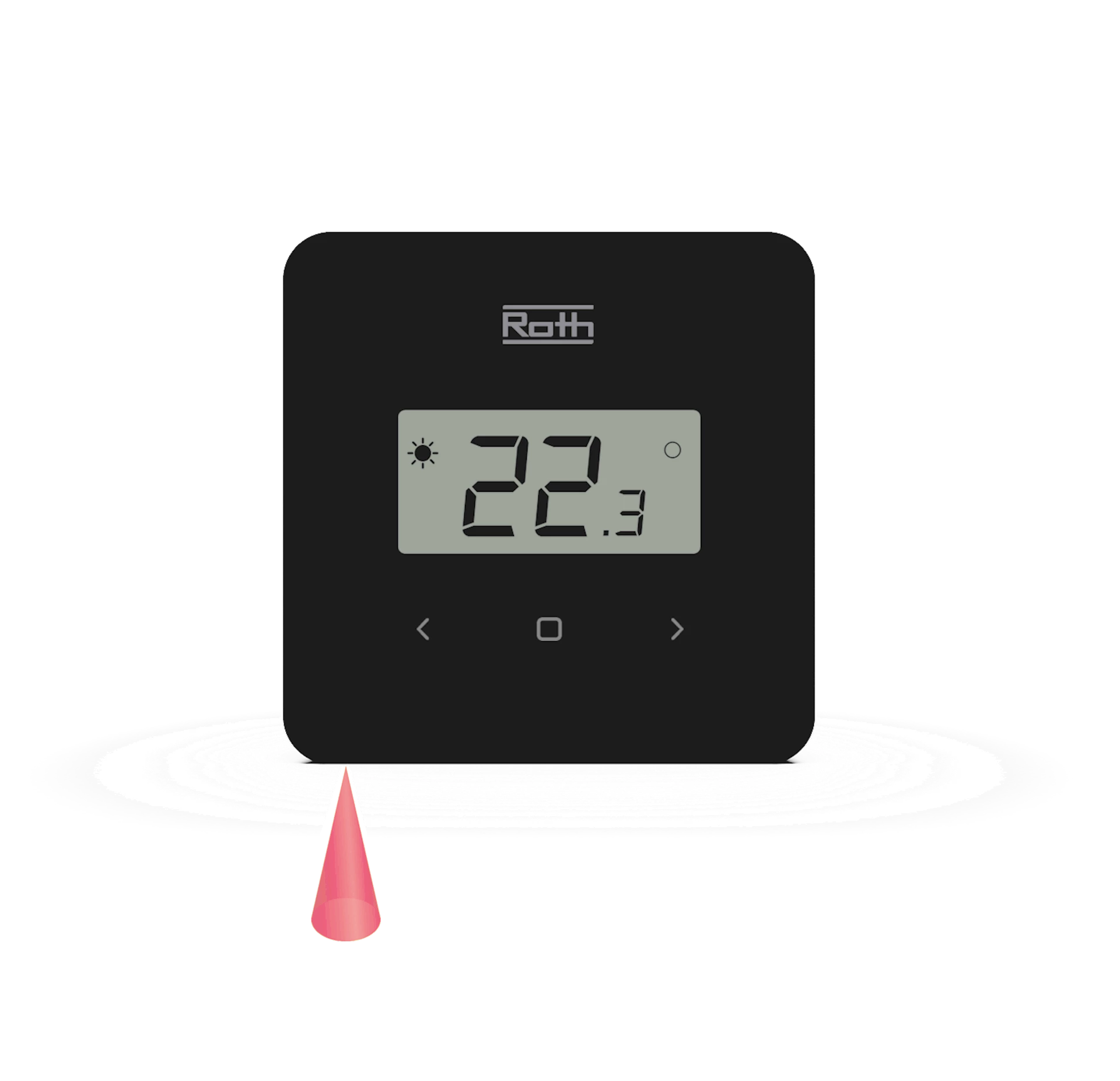 NRF8357723 - Roth Touchline SL termostat IR sort - 